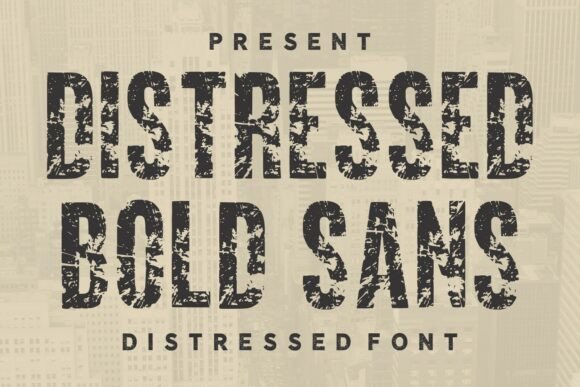 Download Distressed Bold Sans - Distressed Collection