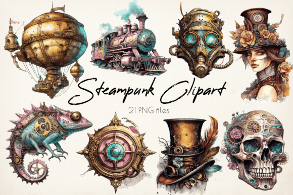 Download Steampunk,Fantasy Clipart,Victorian - Steampunk Collection