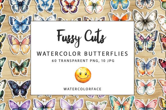 Download Butterfly Fussy Cut Clip Art - Clip art Collection