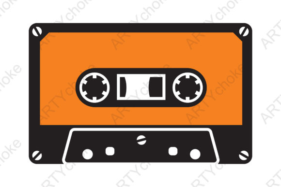 Download Audio Cassette Tape. SVG File for Cricut - Cassette tape Collection