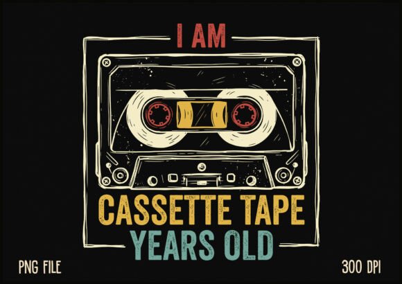 Download I Am Cassette Tape Years Old 90s Shirt - Cassette tape Collection